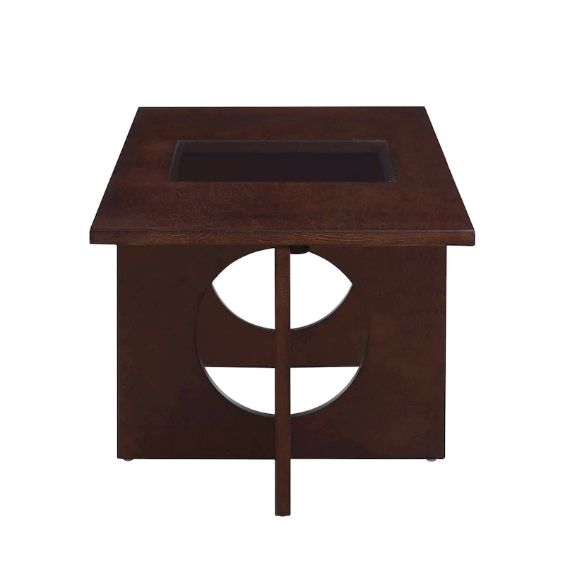 Table basse rectangulaire en bois contemporaine 47