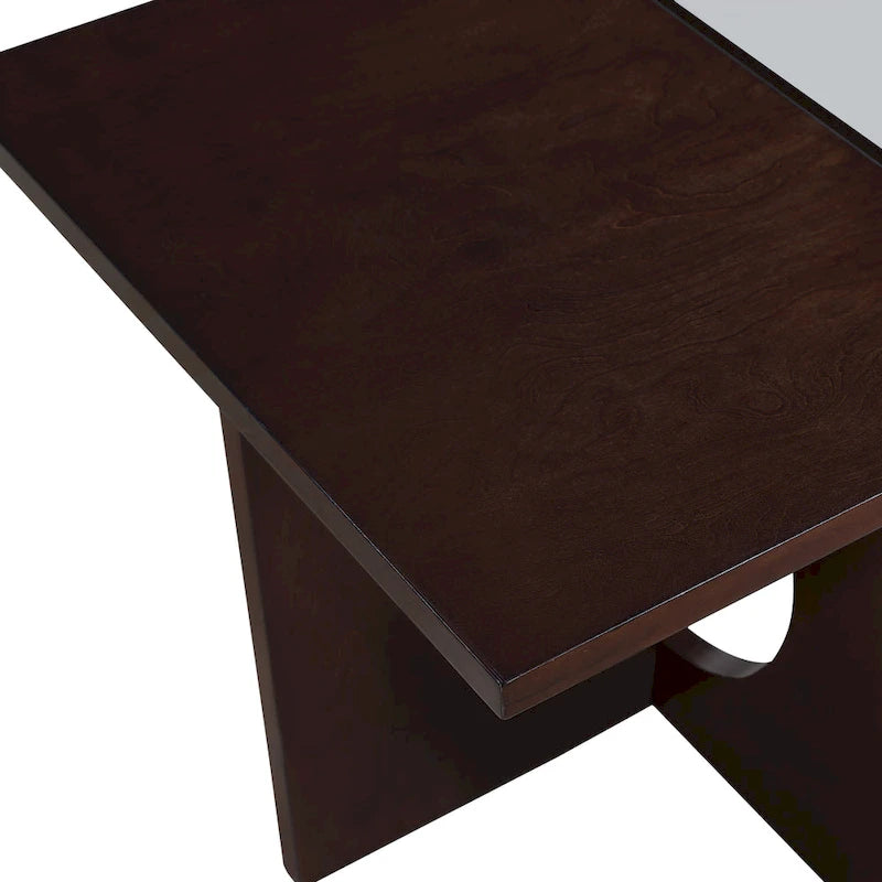 Table basse rectangulaire en bois contemporaine 47