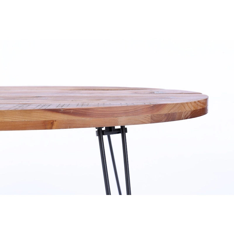 Table basse pliable en bois recyclé pour votre salon
