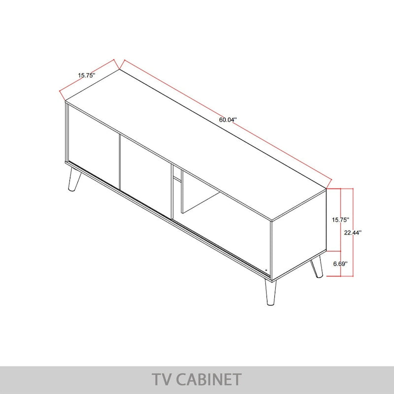 Meuble TV console contemporain CraftPorch
