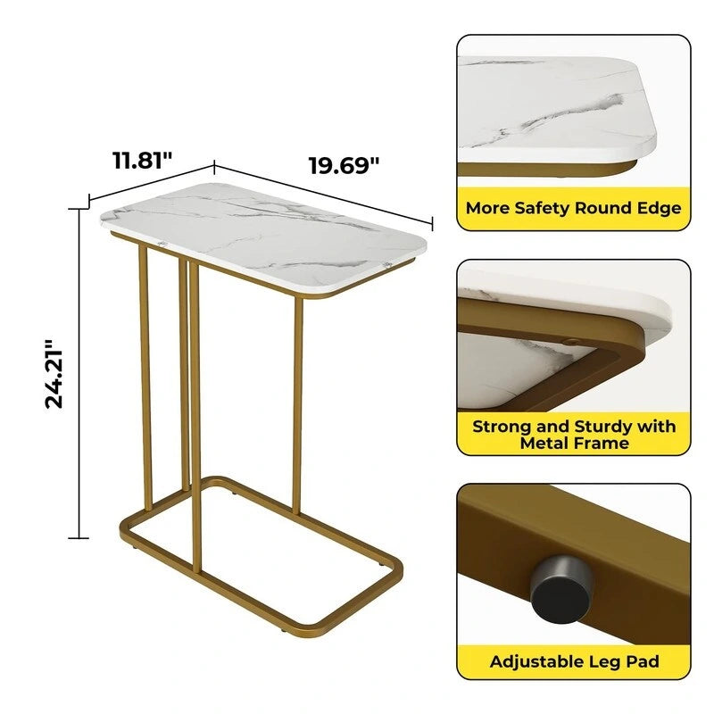 Petite table d'appoint pour salon, table de chevet/table de nuit/table basse pour canapé, table d'appoint pour chambre à coucher