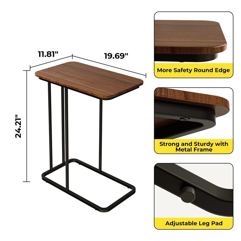 Petite table d'appoint pour salon, table de chevet/table de nuit/table basse pour canapé, table d'appoint pour chambre à coucher