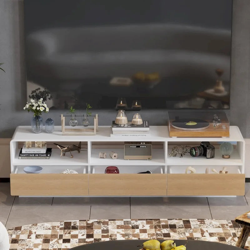 Meuble TV tiroir innovant Rebound : fusion de fonctionnalité et de style - 70,9
