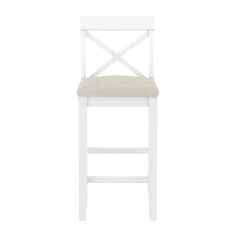 Ensemble de 3 pièces de salle à manger rectangulaire en bois pour bar