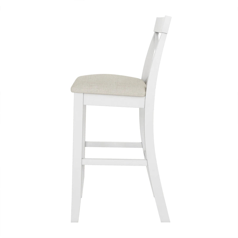 Ensemble de 3 pièces de salle à manger rectangulaire en bois pour bar