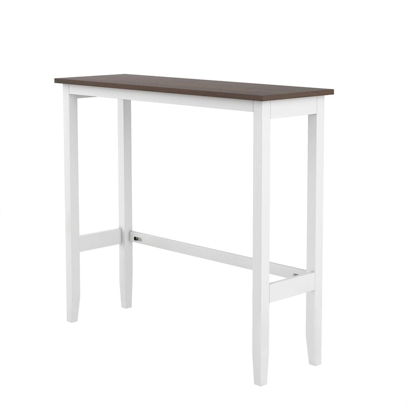 Ensemble de 3 pièces de salle à manger rectangulaire en bois pour bar
