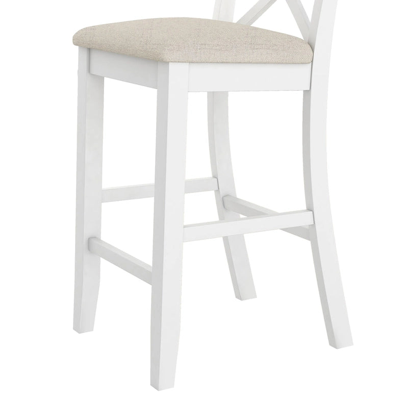 Ensemble de 3 pièces de salle à manger rectangulaire en bois pour bar