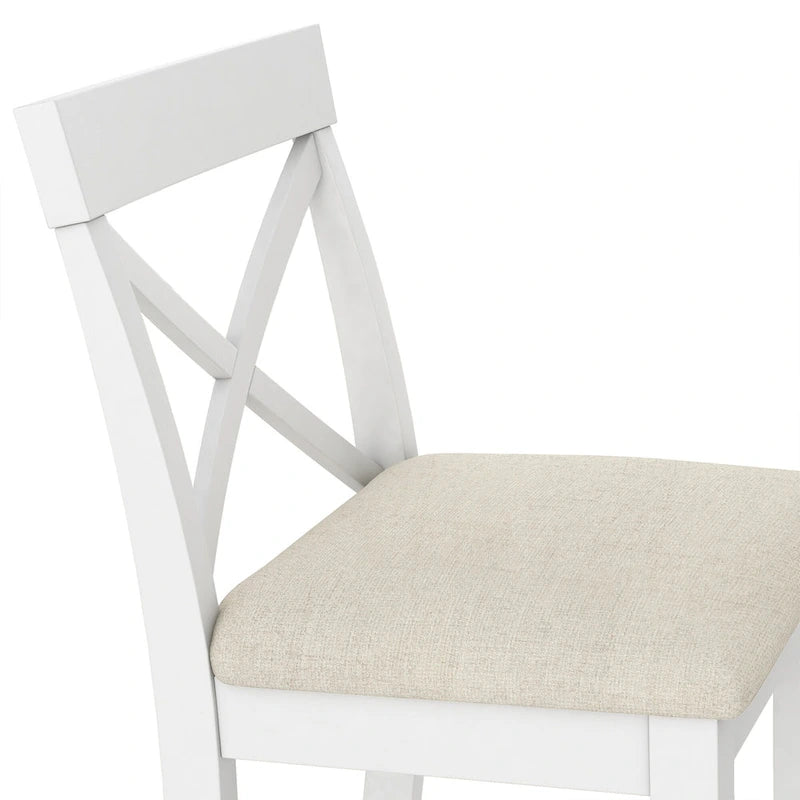 Ensemble de 3 pièces de salle à manger rectangulaire en bois pour bar