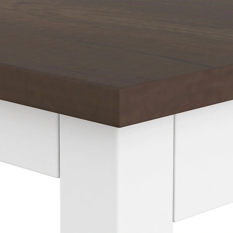 Ensemble de 3 pièces de salle à manger rectangulaire en bois pour bar