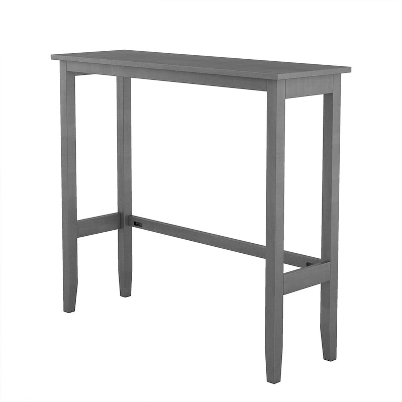 Ensemble de 3 pièces de salle à manger rectangulaire en bois pour bar