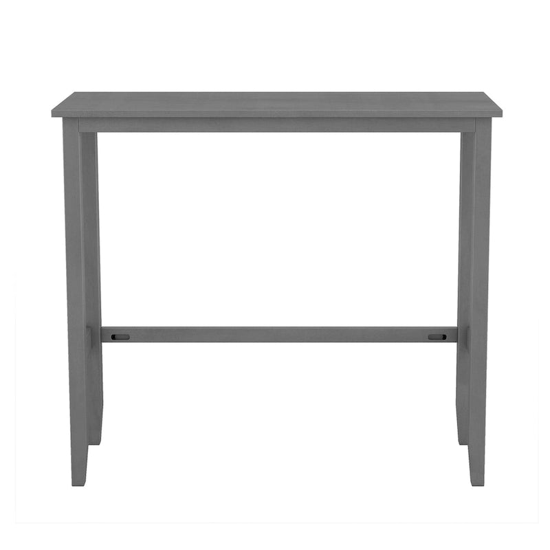 Ensemble de 3 pièces de salle à manger rectangulaire en bois pour bar