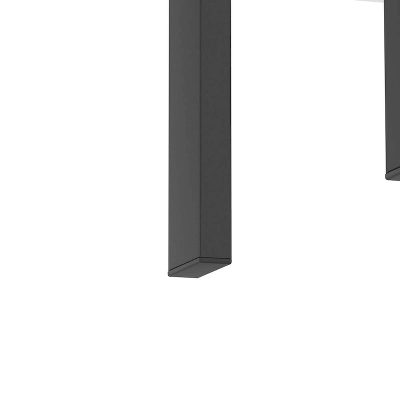 Lot de 2 tables basses modernes en verre trempé