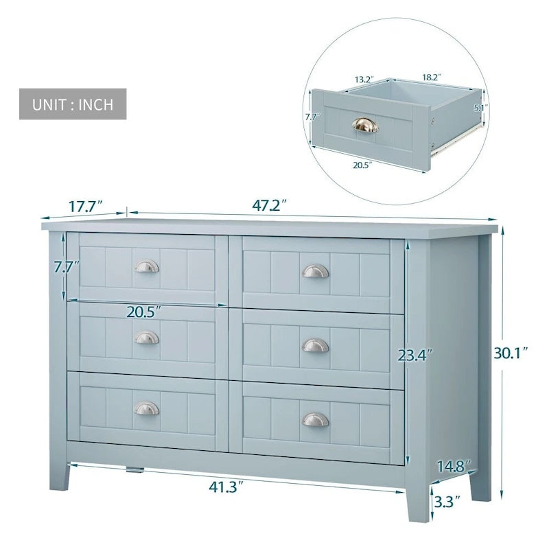 Commode de chevet, Bar de rangement, Meuble d'appoint, Buffet, Cadre en bois massif, Panneau de porte en plastique, Poignée coquille rétro
