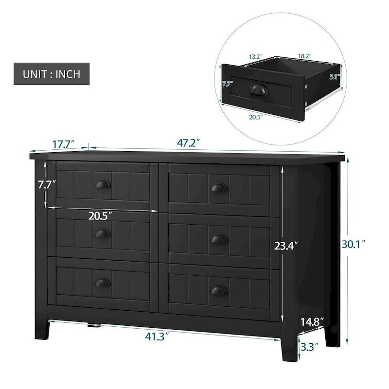 Commode de chevet, Bar de rangement, Meuble d'appoint, Buffet, Cadre en bois massif, Panneau de porte en plastique, Poignée coquille rétro
