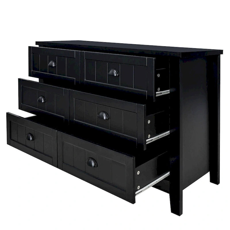 Commode de chevet, Bar de rangement, Meuble d'appoint, Buffet, Cadre en bois massif, Panneau de porte en plastique, Poignée coquille rétro