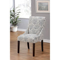 Chaise de salle à manger Marie à accoudoirs inclinés transitionnels