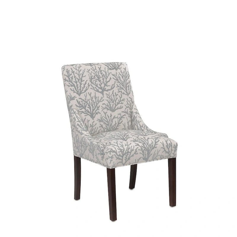 Chaise de salle à manger Marie à accoudoirs inclinés transitionnels