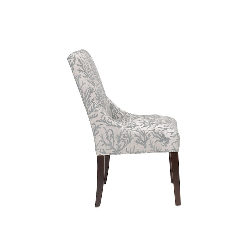 Chaise de salle à manger Marie à accoudoirs inclinés transitionnels