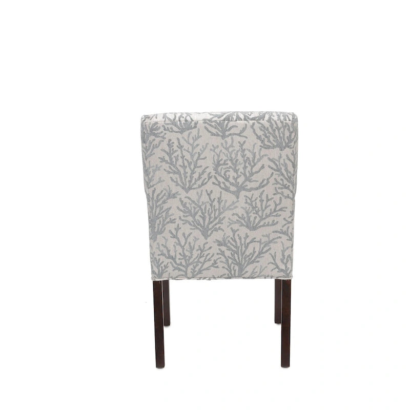 Chaise de salle à manger Marie à accoudoirs inclinés transitionnels