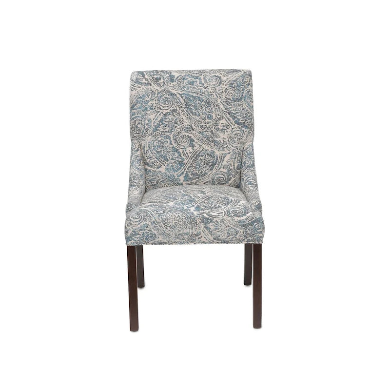 Chaise de salle à manger Marie à accoudoirs inclinés transitionnels