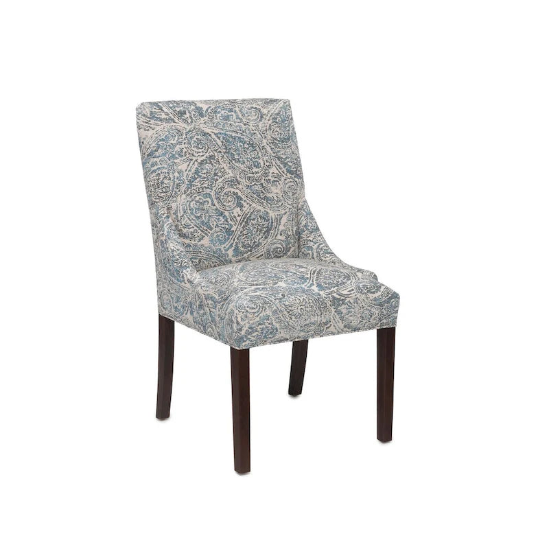 Chaise de salle à manger Marie à accoudoirs inclinés transitionnels
