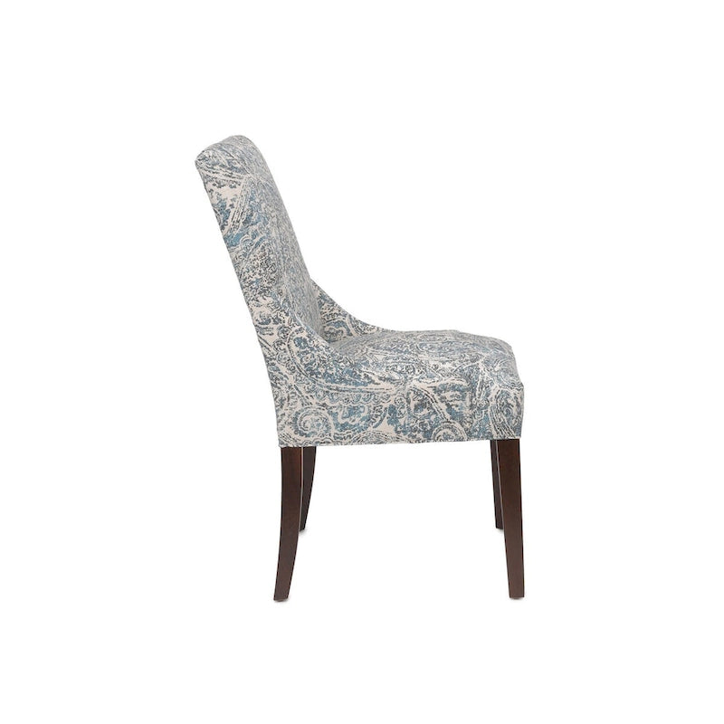 Chaise de salle à manger Marie à accoudoirs inclinés transitionnels
