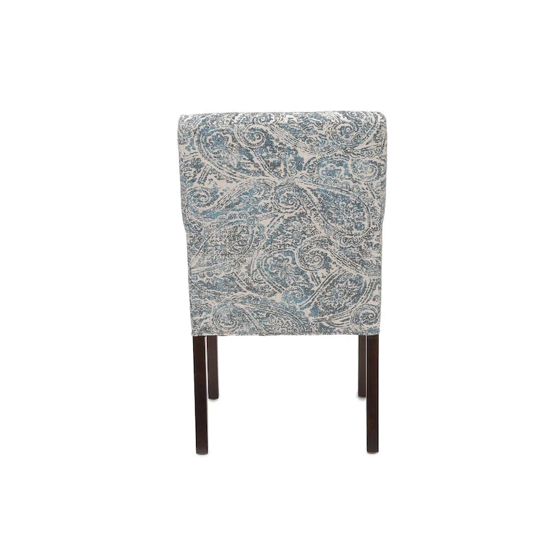 Chaise de salle à manger Marie à accoudoirs inclinés transitionnels