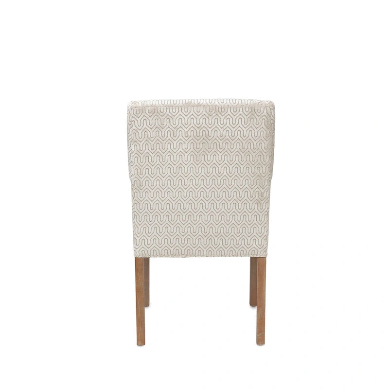Chaise de salle à manger Marie à accoudoirs inclinés transitionnels