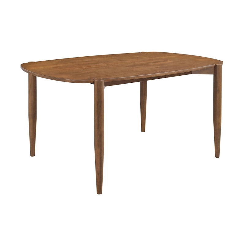 Ensemble de salle à manger 5 pièces en bois massif Whisten Walnut