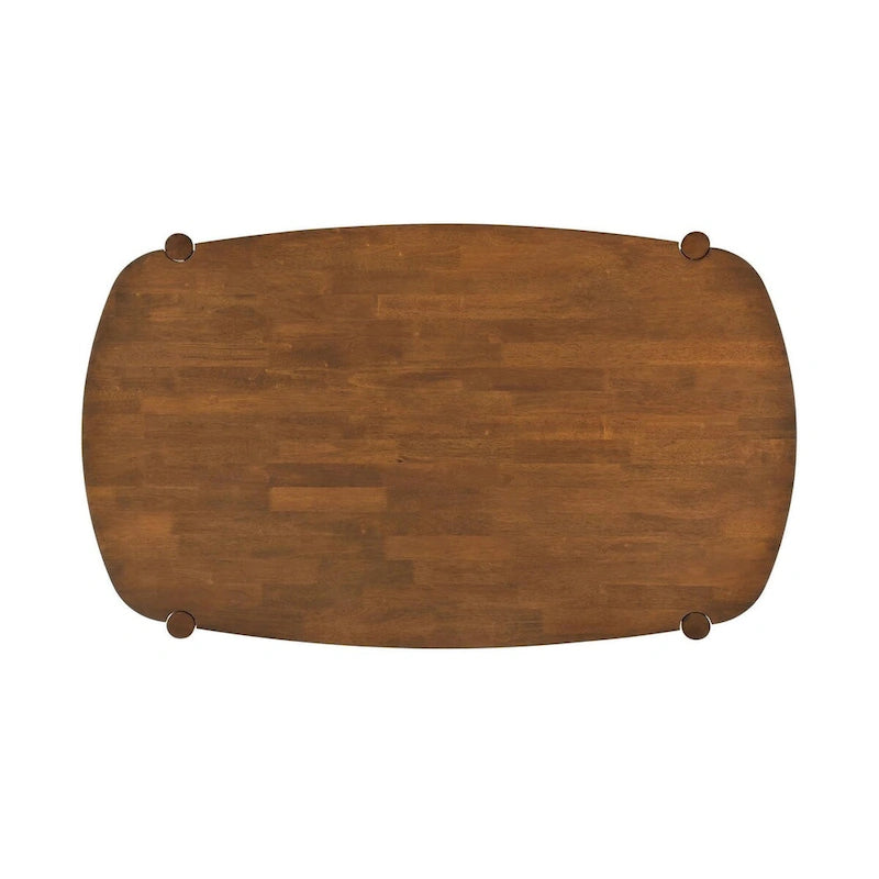 Ensemble de salle à manger 5 pièces en bois massif Whisten Walnut