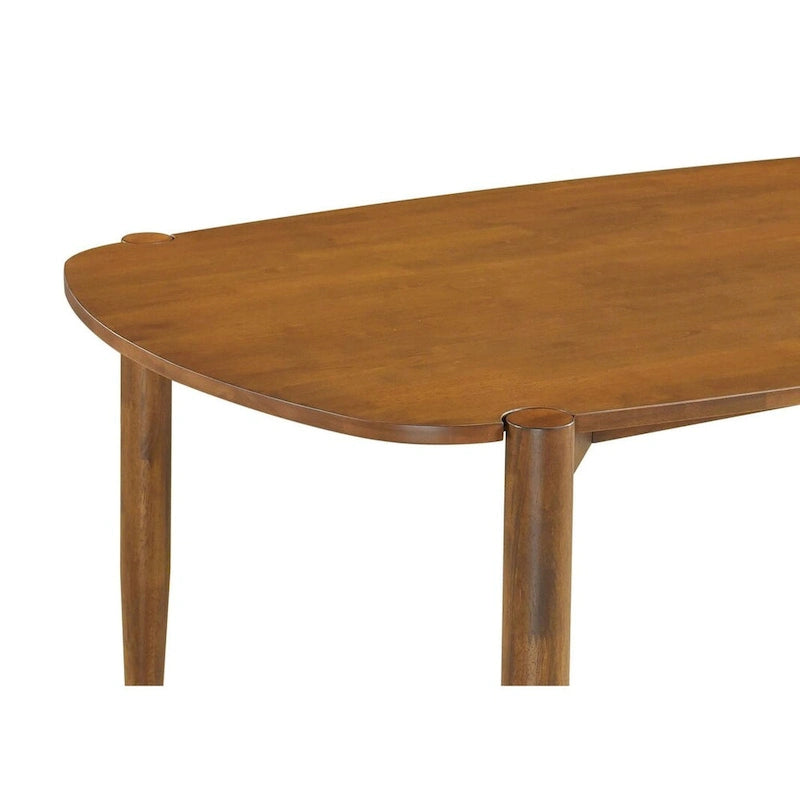 Ensemble de salle à manger 5 pièces en bois massif Whisten Walnut