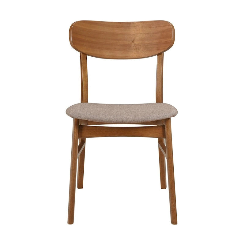 Ensemble de salle à manger 5 pièces en bois massif Whisten Walnut