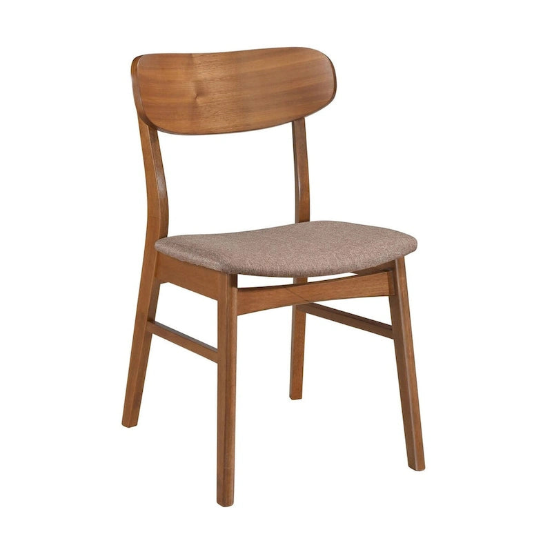 Ensemble de salle à manger 5 pièces en bois massif Whisten Walnut