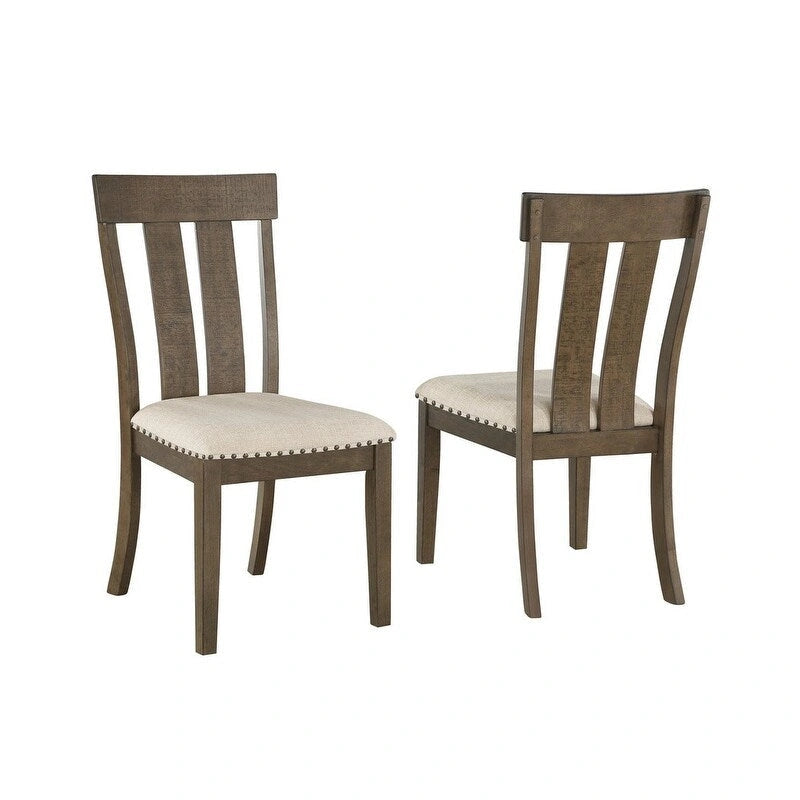Chaises d'appoint en chêne brun Best Quality Furniture (lot de 2)
