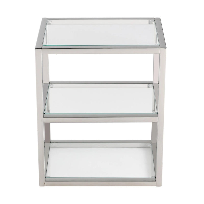 Meuble mural de salle de bain Pierre 16X20X10 en chrome