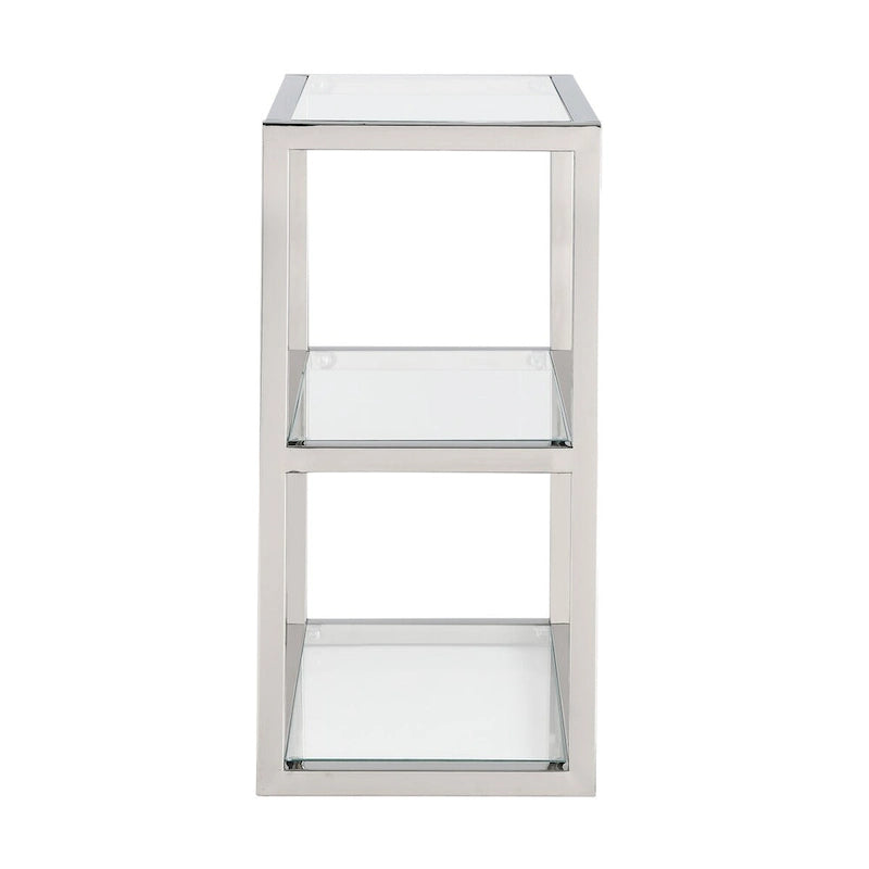 Meuble mural de salle de bain Pierre 16X20X10 en chrome