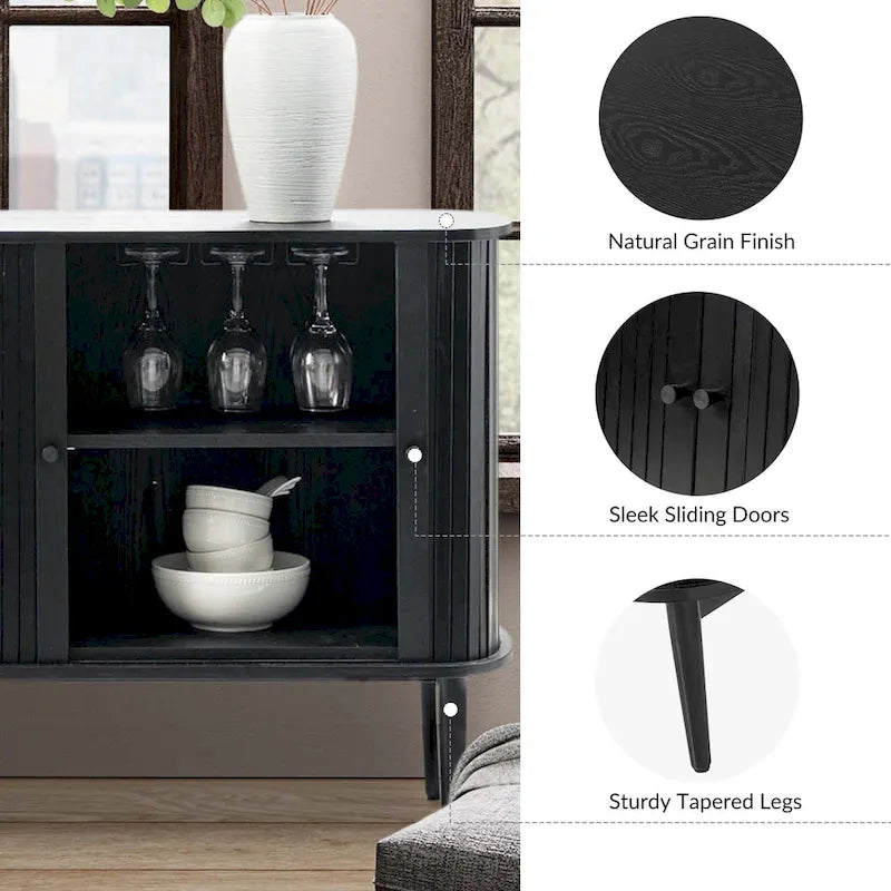 Buffet Franz Modern 63 po avec étagère réglable par HULALA HOME