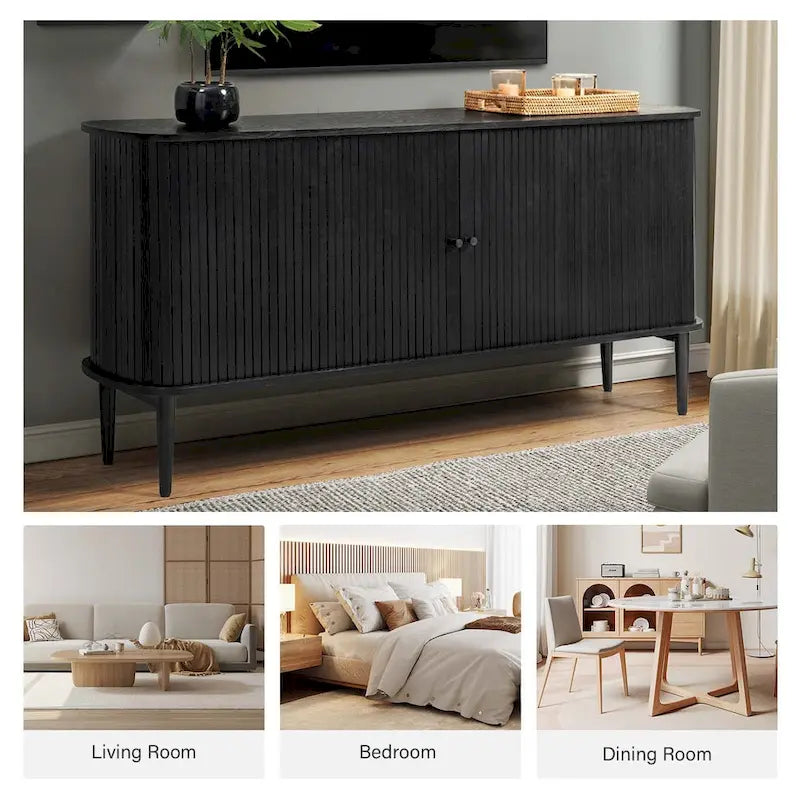 Buffet Franz Modern 63 po avec étagère réglable par HULALA HOME