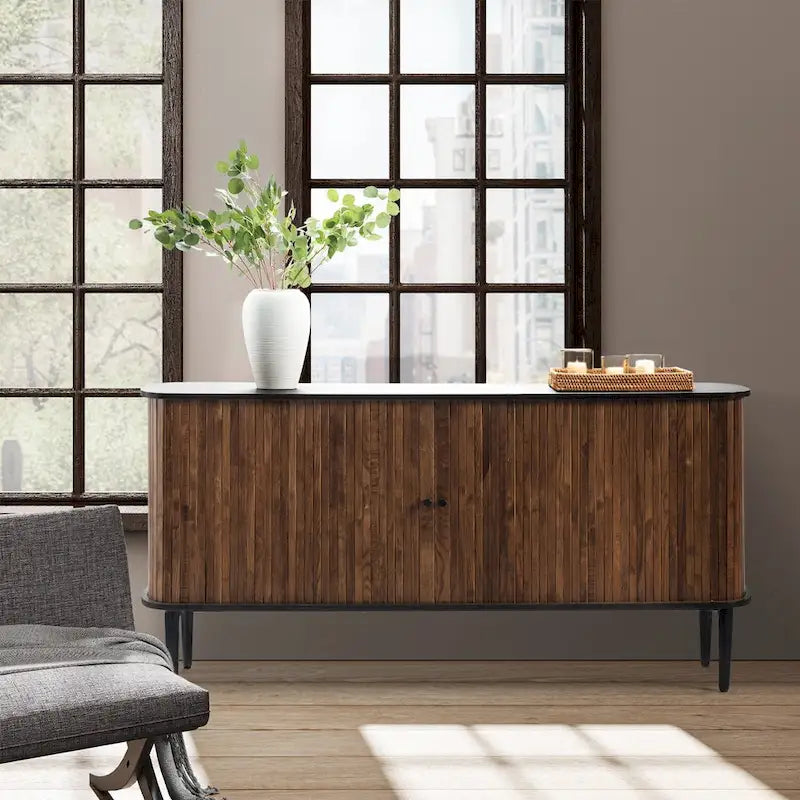 Buffet Franz Modern 63 po avec étagère réglable par HULALA HOME
