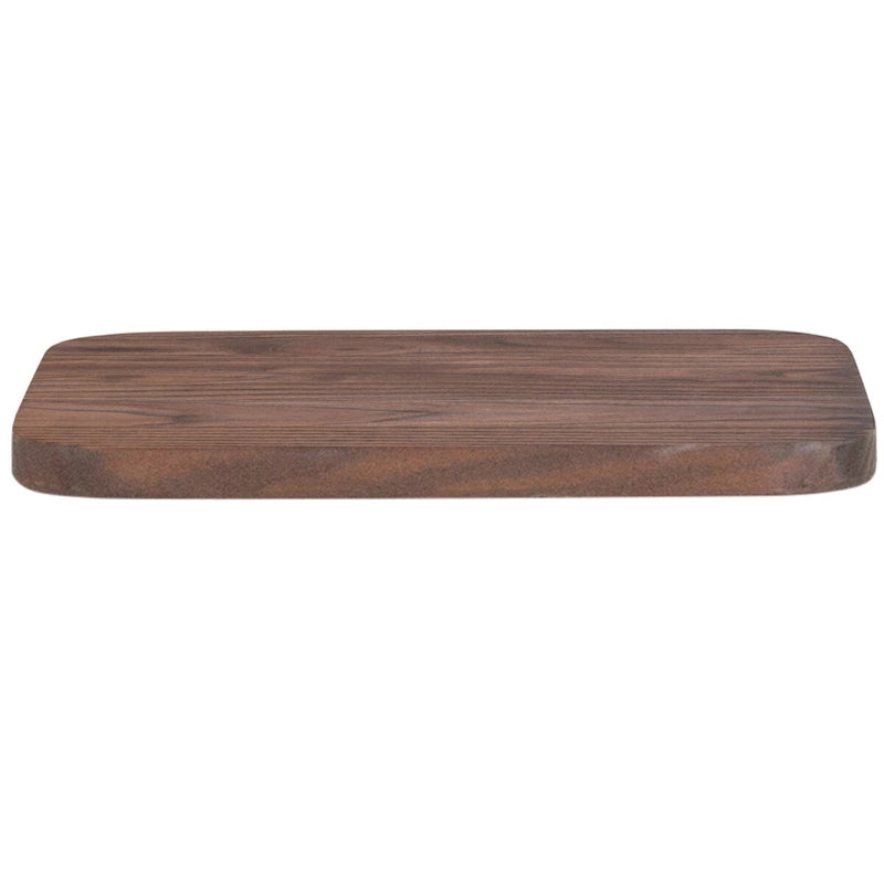 Siège en bois de noyer rustique pour tabourets de bar colorés en métal