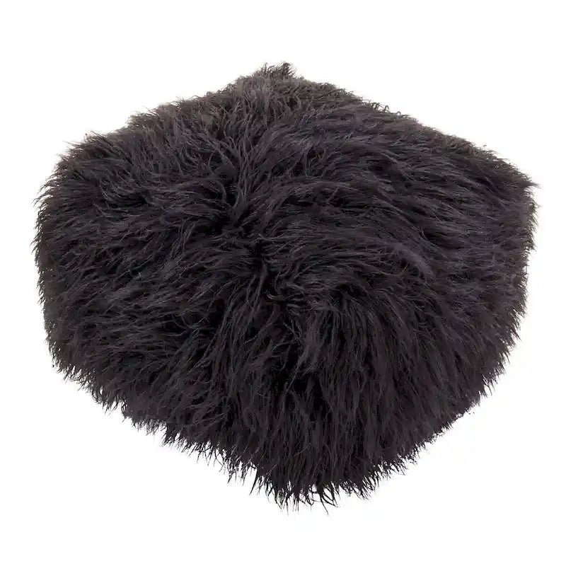 Pouf en fausse fourrure Snug Haven