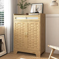 Meuble de rangement moderne avec tiroir et étagère réglable, armoire de rangement de style porte de grange pour cuisine, salle à manger, salle de bain, entrée