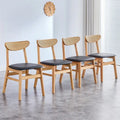 La chaise de salle à manger en bois massif, élégante et durable
