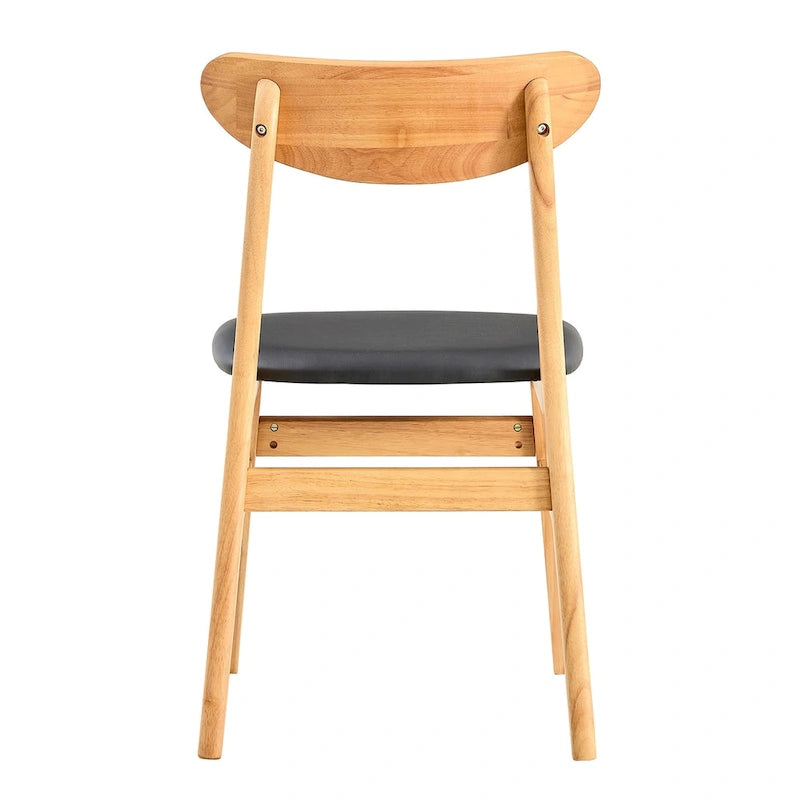 La chaise de salle à manger en bois massif, élégante et durable