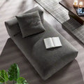 Chaise longue sans accoudoirs en tissu rembourré modulaire Solace