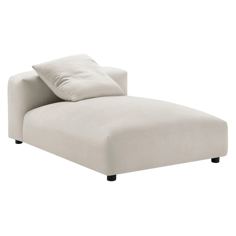 Chaise longue sans accoudoirs en tissu rembourré modulaire Solace
