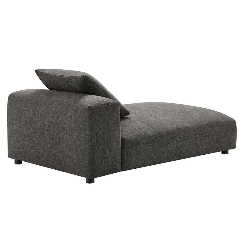 Chaise longue sans accoudoirs en tissu rembourré modulaire Solace