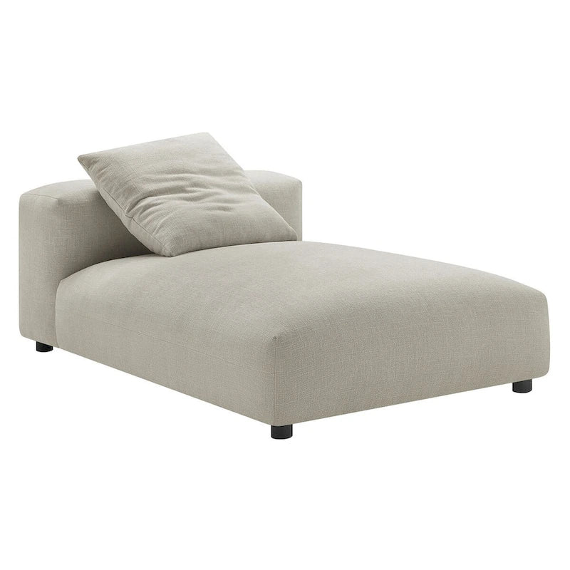 Chaise longue sans accoudoirs en tissu rembourré modulaire Solace