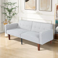 Canapé futon lit de mousse à mémoire de forme convertible pliable pour deux personnes