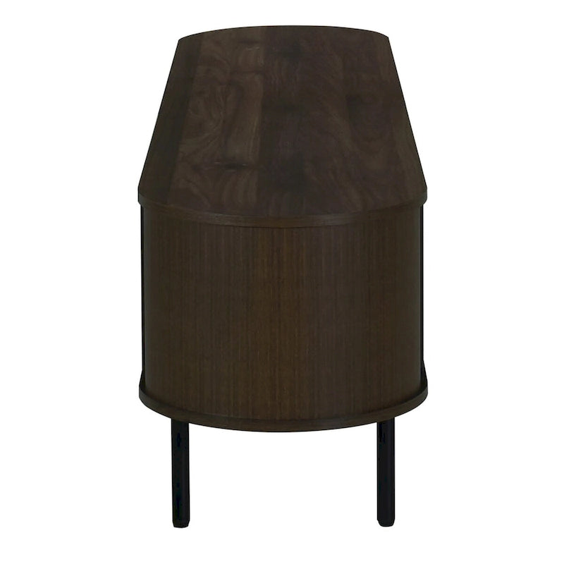 Meuble TV 2 étagères avec portes coulissantes Brax de New Classic Furniture